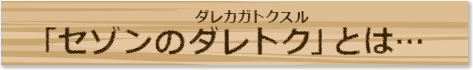 「セゾンのダレトク」とは…