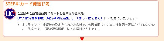 STEP4：カード発送