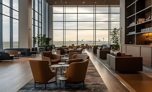 空港ラウンジ